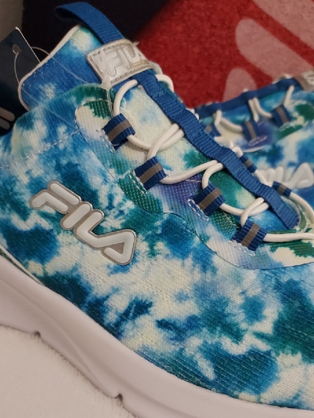 Fila Womens Memory Skyway 2.0 Tie Dye Sneakers - Picture 7 of 16